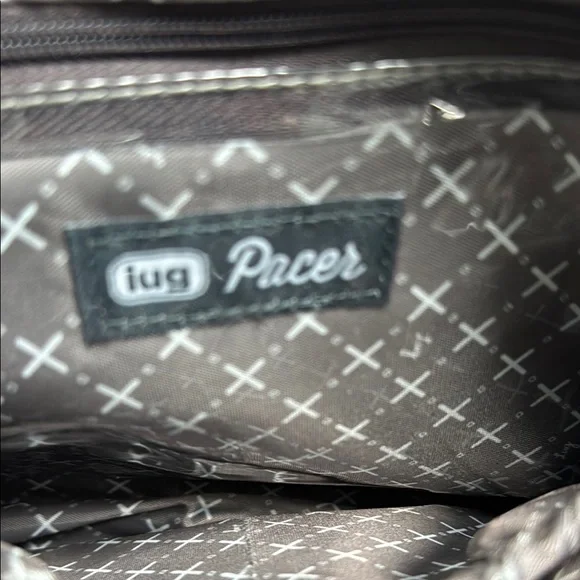 Lug Pacer Studded Gunmetal Crossbody/Shoulder Convertible Bag - Picture 2 of 5